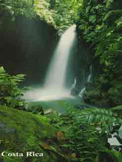 costa rica waterfall